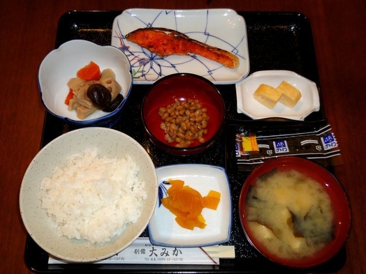 【朝食付プラン】和定食が好評です♪